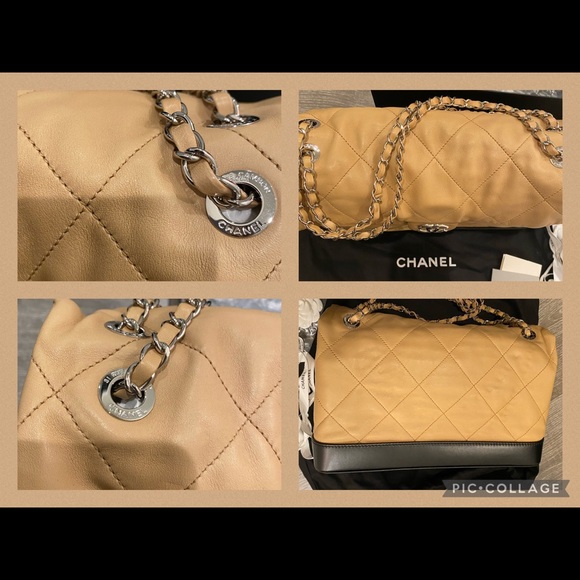 PRISTINE💯CHANEL GORGEOUS QUILTED LAMBSKIN MAXI FLAP BAG W/ORGANIZER - Picture 6 of 16